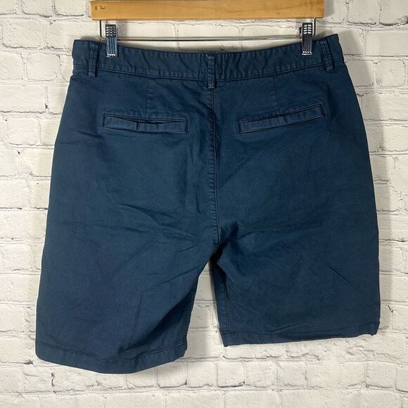 Flint and Tinder Mens Blue Chino Golf Shorts size 34 Khaki - Picture 2 of 7